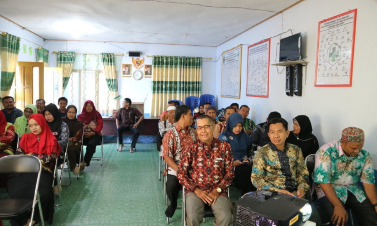 Peserta Sosialisasi GERMAS Puskesmas Pasar Sabtu