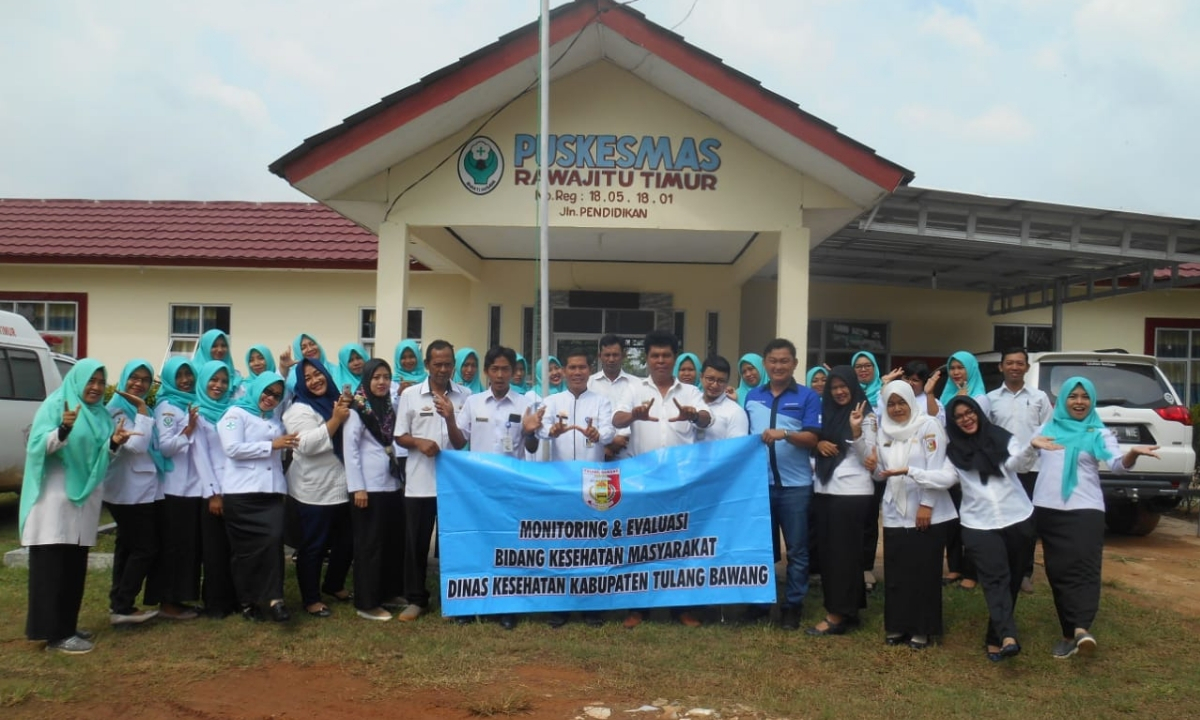 Awal Tahun, Dinkes Tulang Bawang Lakukan Monev 18 Puskesmas di Wilayahnya