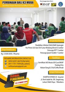 Pelatihan Ahli K3 Muda Bersama STIKes Al Insyirah Pekanbaru