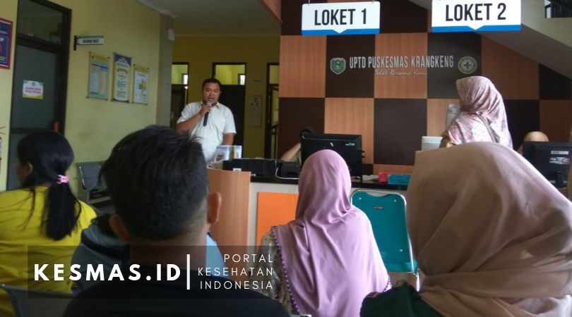 Promkes Puskesmas Krangkeng Edukasi Pengunjung Tentang Kesehatan Lansia