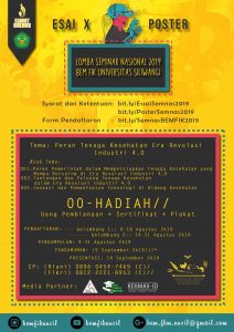 Yuk Ikutan Lomba Essay - Poster BEM FIK Universitas Siliwangi!