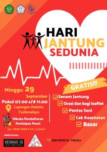 Yuk Ikutan Peringatan Hari Jantung Sedunia 2019 Bareng Hima Kesmas Unsil