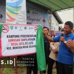 RT 6 Desa Jaya Kelapa Ini Dicanangkan Jadi Percontohan Kampung Tanpa Rokok