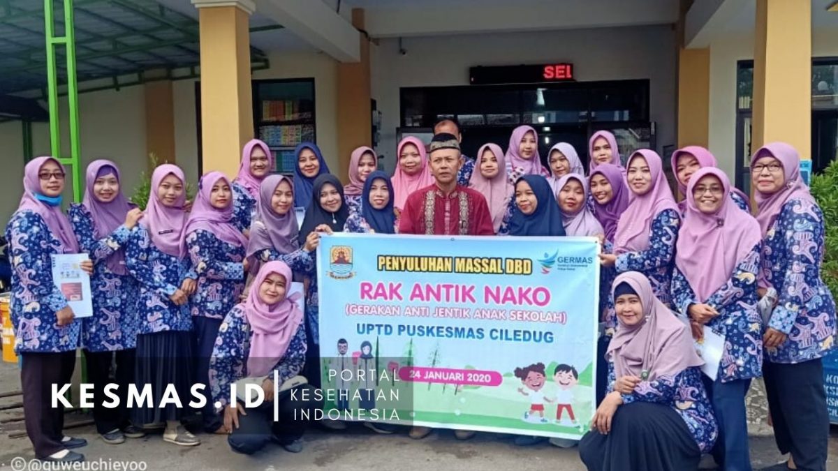 Lawan DBD, Puskesmas Ciledug Luncurkan RAK ANTI NAKO