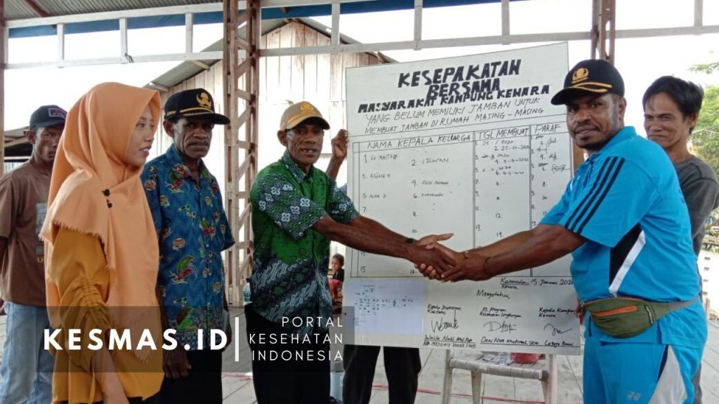 pemicuan STBM Pilar 1, puskesmas kalitami