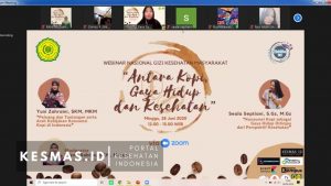 Webinar Gizi Kesehatan Masyarakat 2020 FKM UMJ, Antara Kopi, Gaya Hidup dan Kesehatan