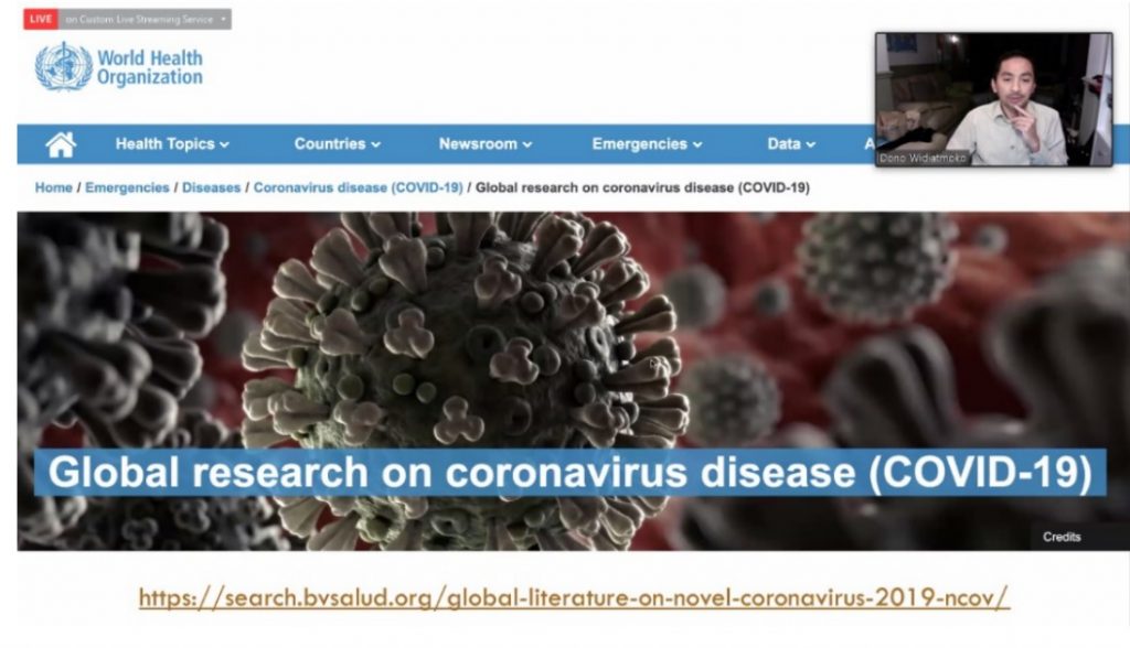 Global Research on Covid 19, Dono Widiatmoko