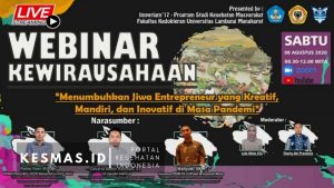 Menumbuhkan Jiwa Entrepreneur Yang Kreatif, Mandiri, dan Inovatif di Masa Pandemi