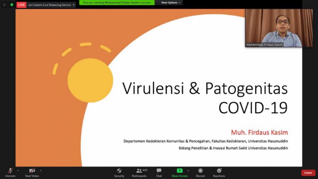 Virulensi dan Patogenitas Covid 19, Muh. Firdaus Kasim