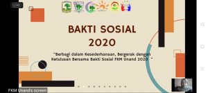 BEM KM FKM Unand Adakan Bakti Sosial Ditengah Pandemi Covid-19