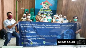 Sosialisasi Sistem Reservasi Pendaftaran & Antrian Online (RESPON) di Puskesmas Tinewati