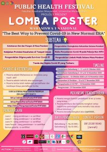 Lomba Poster, Public Health Festival 2020 FKM Universitas Mulawarman