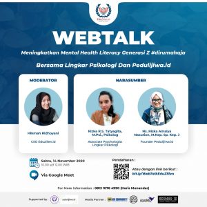 Meningkatkan Mental Health Literacy Gen Z #dirumahaja