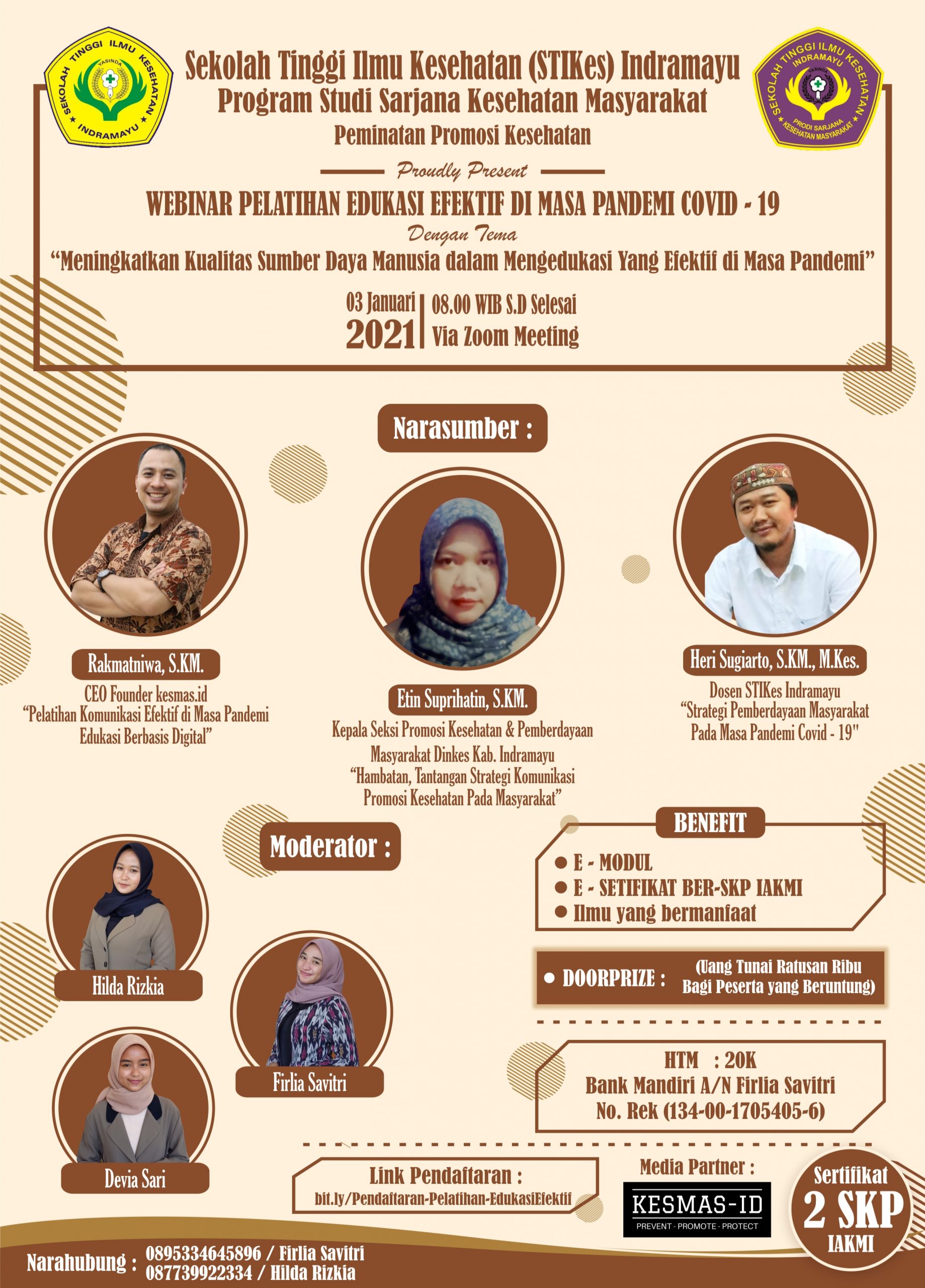 Webinar Pelatihan Edukasi Efektif Di Masa Pandemi COVID-19