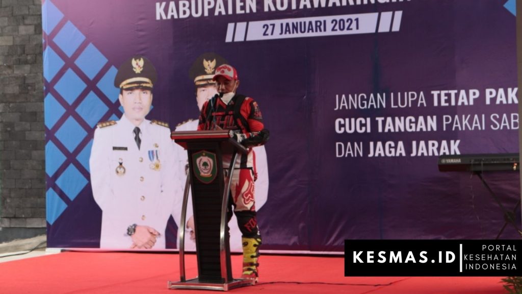 Kegiatan Pencanangan Vaksinasi Covid-19 di Kabupaten Kotim