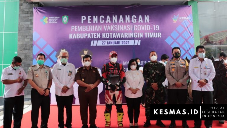 Pencanangan Vaksinasi Covid-19 di Kabupaten Kotim