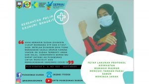 Pelaksanaan Vaksinasi Covid-19 Tahap Pertama di Puskesmas Duren Kab Semarang