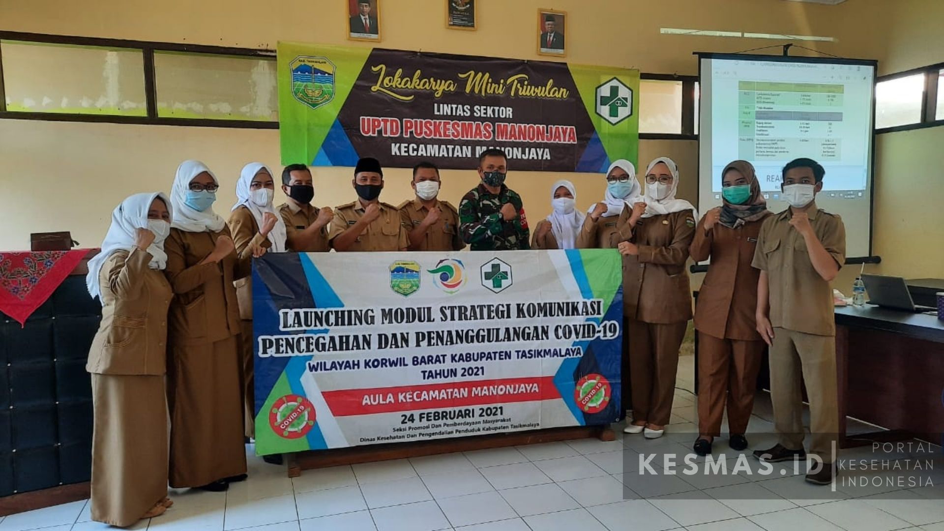 Dinkes Kab Tasikmalaya Launching Modul Strategi Komunikasi Perubahan Perilaku untuk Pencegahan dan Penanggulangan Covid-19