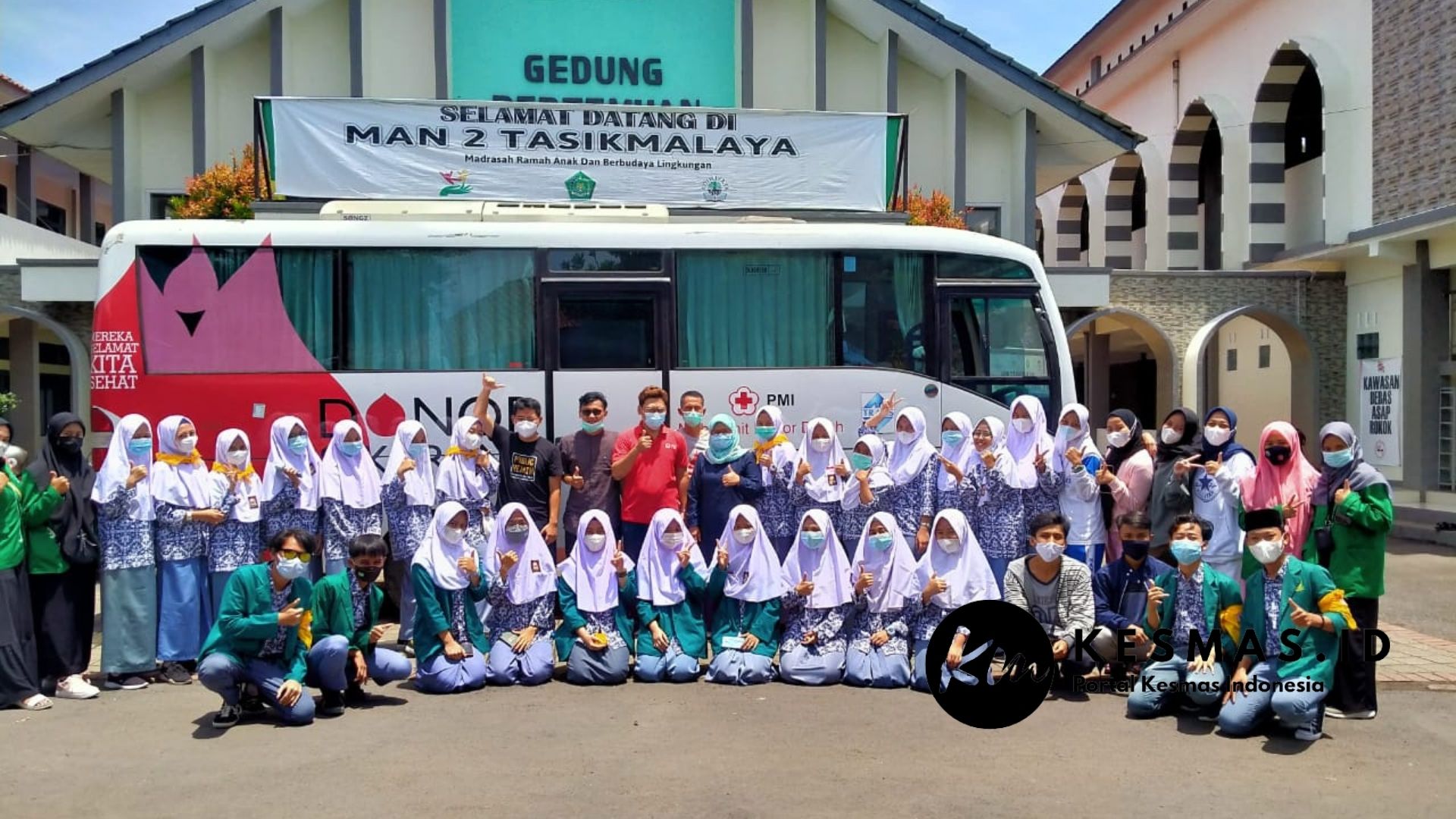 PMR MAN 2 Tasikmalaya Gelar Aksi Donor Darah