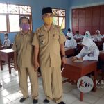 Petugas Promkes Puskesmas Bagendang Pantau Pembelajaran Tatap Muka di Sekolah
