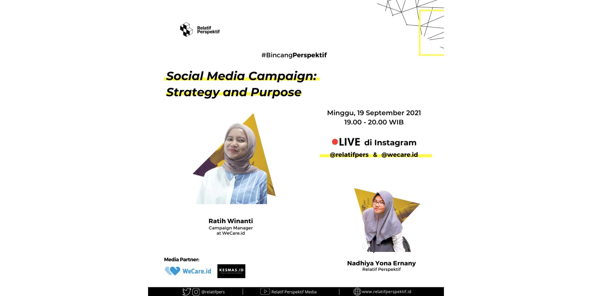 Bincang Perspektif Tentang Sosial Media Campaign Strategy and Purpose