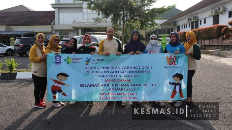 Aksi PERSAGI Kab Bangka Di Hari Gizi Nasional Ke-62