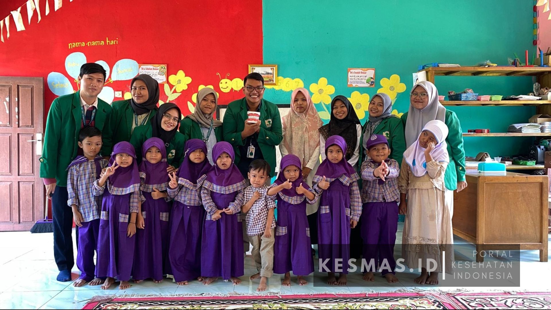 KKN Tematik, Mahasiswa Universitas Andalas Sosialisasikan SIGIBER dan CTPS di TK Bungo Tanjung