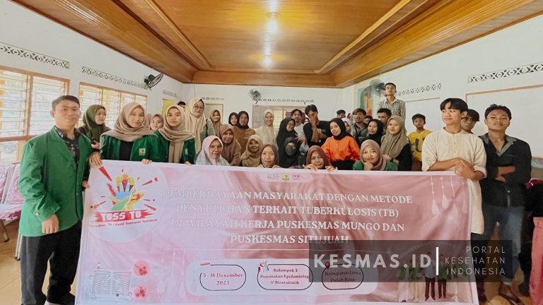 Mahasiswa FKM Unand Melakukan Pengabdian Terkait Penyakit Menular Tuberculosis Di Wilayah Kerja Puskesmas Mungo