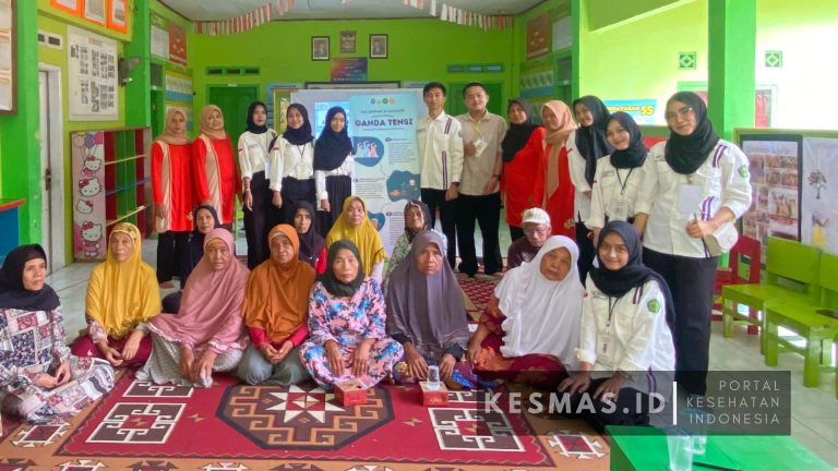 PBL, Mahasiswa Kesmas Unsil Luncurkan Program Intervensi Kesehatan Ganda Tensi Cegah dan Kendalikan Hipertensi