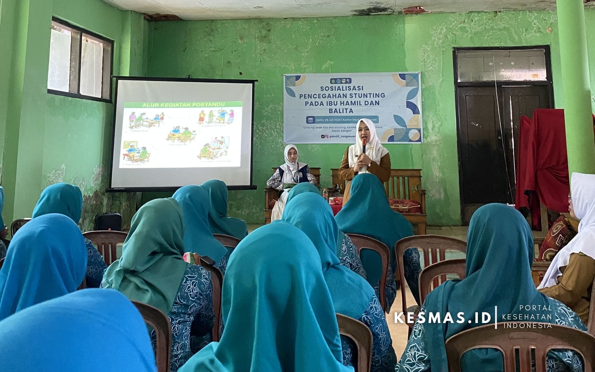 KKN, Mahasiswa Unsil dan Puskesmas Cipatujah Cegah Stunting