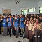Antusiasme Pramuka SMK Dalam Perayaan SBH Bersama Puskesmas Sukaresik