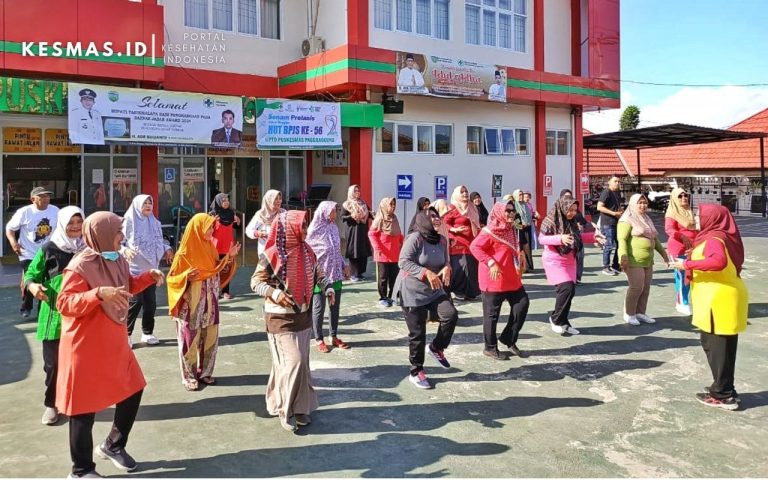 Senam Prolanis Puskesmas Pagerageung, Kabupaten Tasikmalaya