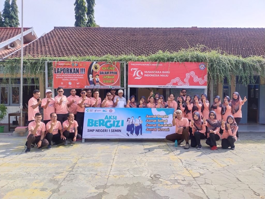 Transformasi Layanan Primer: Puskesmas Semin dan SMPN 1 Semin Gelar Aksi Bergizi