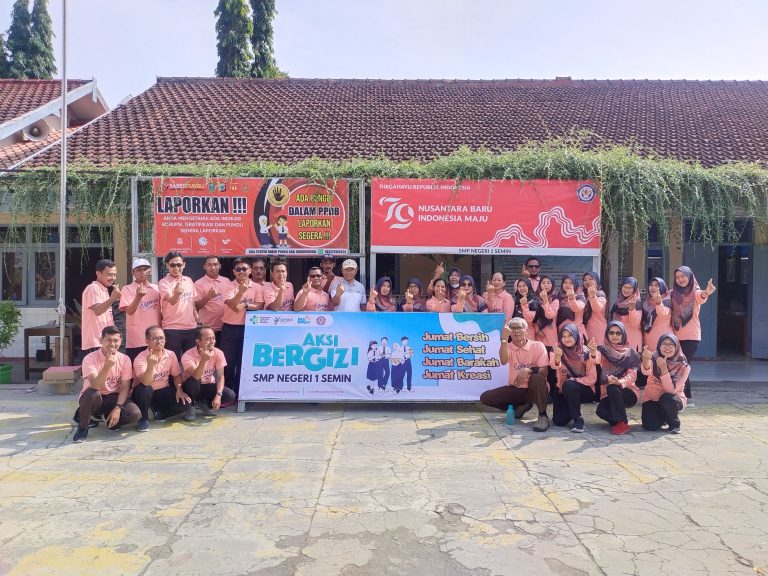 Transformasi Layanan Primer: Puskesmas Semin dan SMPN 1 Semin Gelar Aksi Bergizi