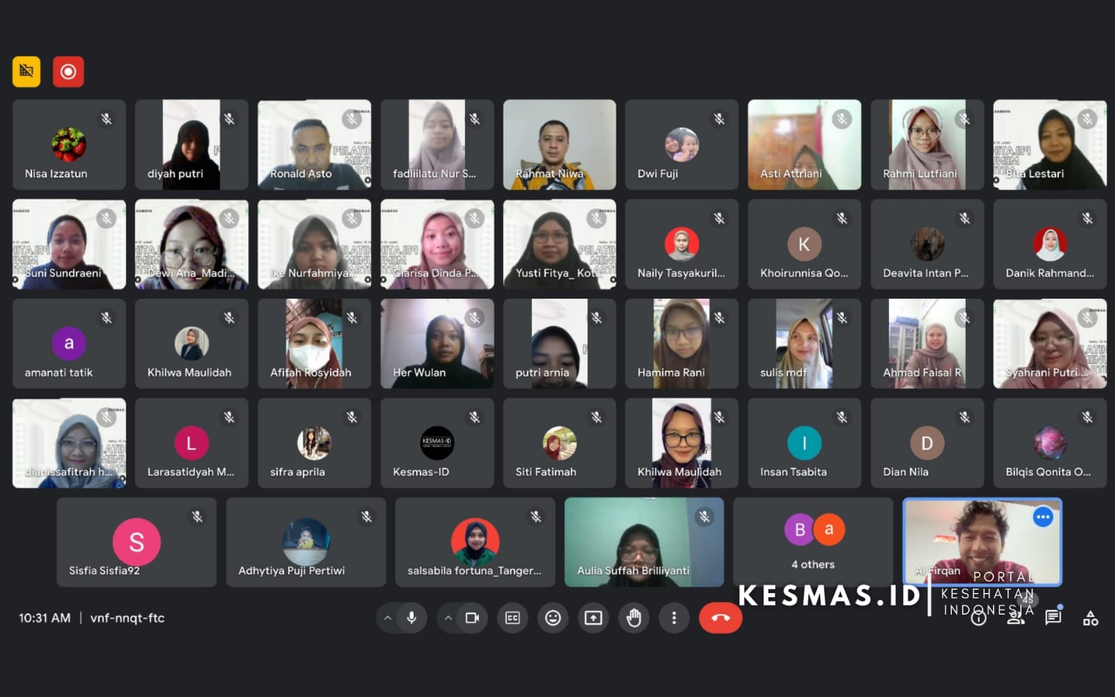 Upgrade Diri, Tenaga Kesehatan Ikuti Pelatihan Menulis Bersama Kesmas-ID
