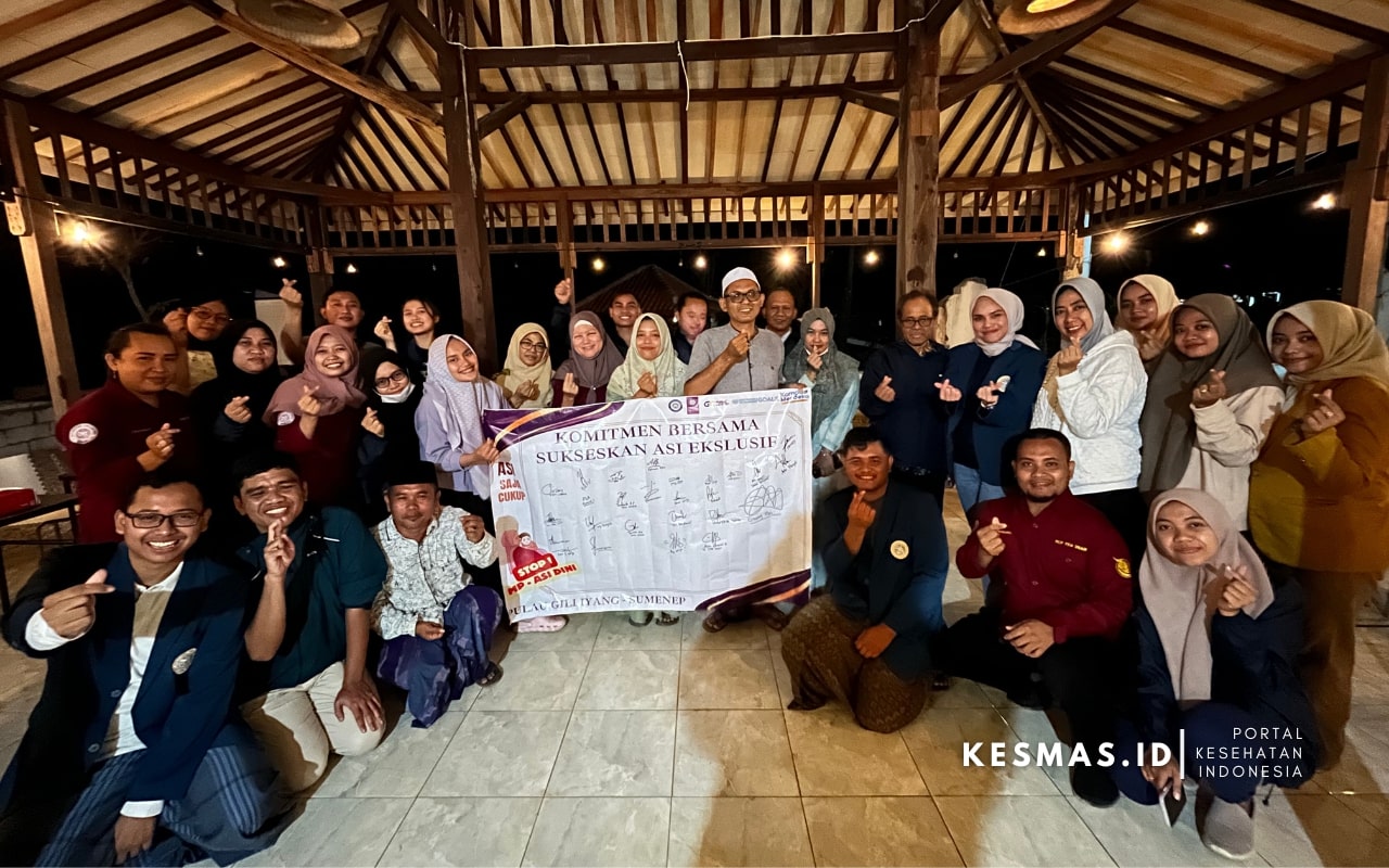 Mahasiswa S2 Kesehatan Masyarakat UNAIR Adakan Pengabdian Masyarakat di Pulau Gili Iyang untuk Peningkatan Kesadaran ASI Eksklusif