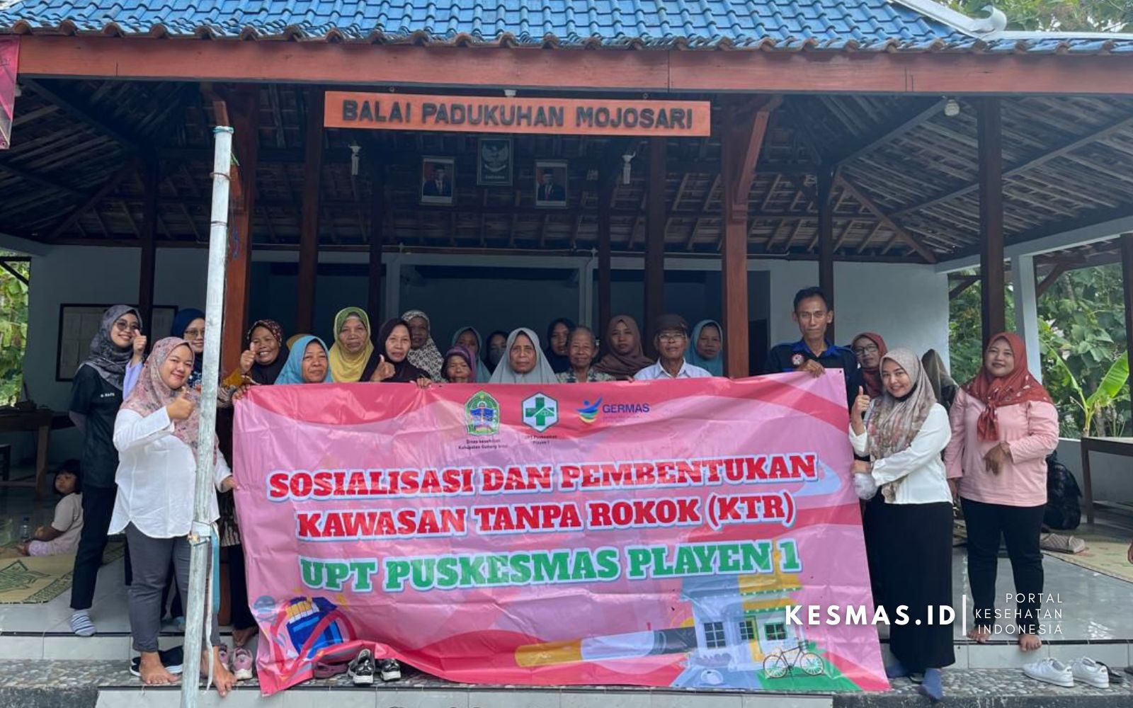 Puskesmas Playen 1 Adakan Sosialisasi Kawasan Tanpa Rokok (KTR)