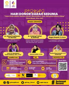 Webinar Spesial Hari Donor Darah Sedunia dari HMP FKM UI 2024