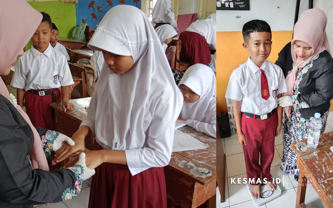 Puskesmas Sukaraja Tingkatkan Kesadaran PHBS Melalui Pemeriksaan Kesehatan di SDN Sukaraja