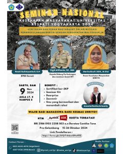 Seminar Nasional Kesehatan Masyarakat Unriyo 2024
