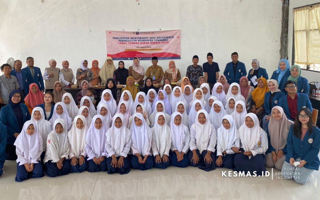 pengabdian masyarakat s2 fkm unair, cegah anemia pada remaja putri
