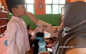 Puskesmas Parungponteng Melaksanakan POPM dan SDIDTK di RA Nurhidayah Panagan