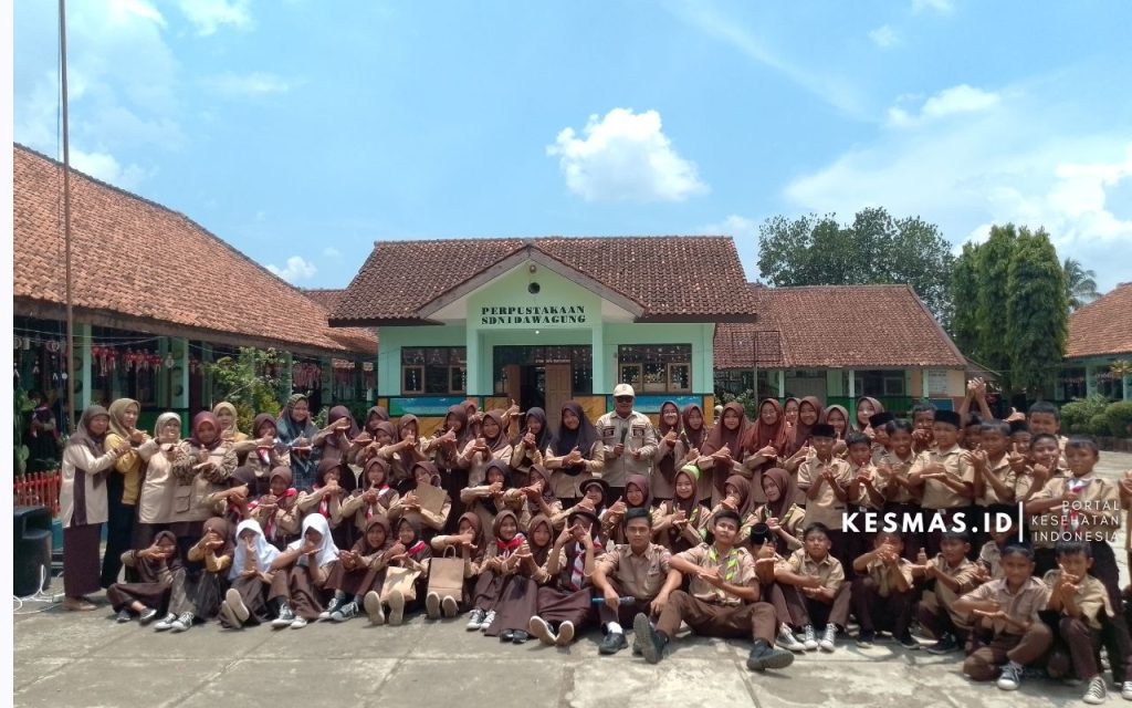edukasi PHBS di SDN 1 Dawagung
