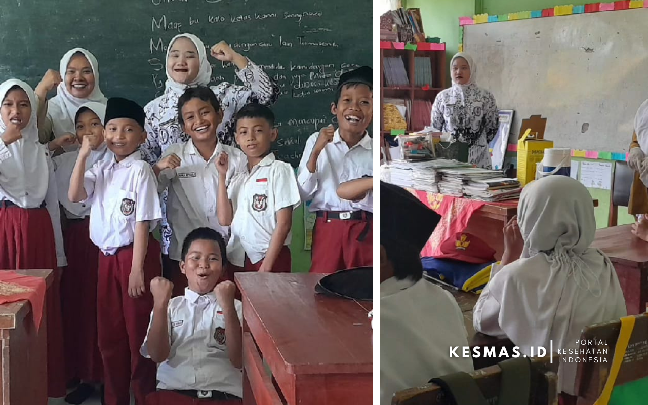 Puskesmas Sukaraja Laksanakan Imunisasi Anak di SDN Parakantiga