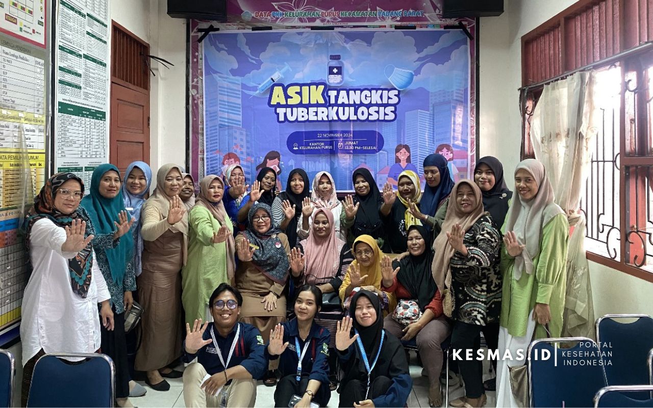 Optimalisasi Peran Kader, Mahasiswa AKK FKM UNAND Sukses Melakukan Pengabdian ASIK Tangkis TB di Kelurahan Purus