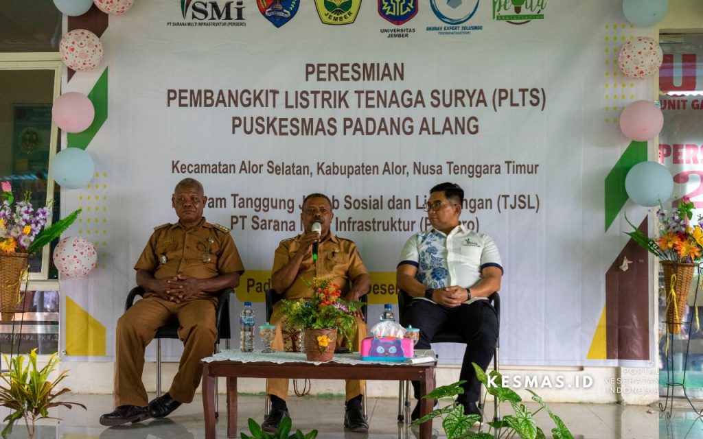 Peresmian PLTS Puskesmas Padang Alang