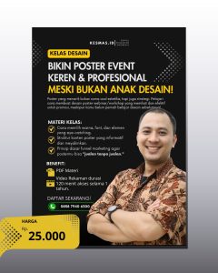 Kelas Desain Poster Event Kesehatan