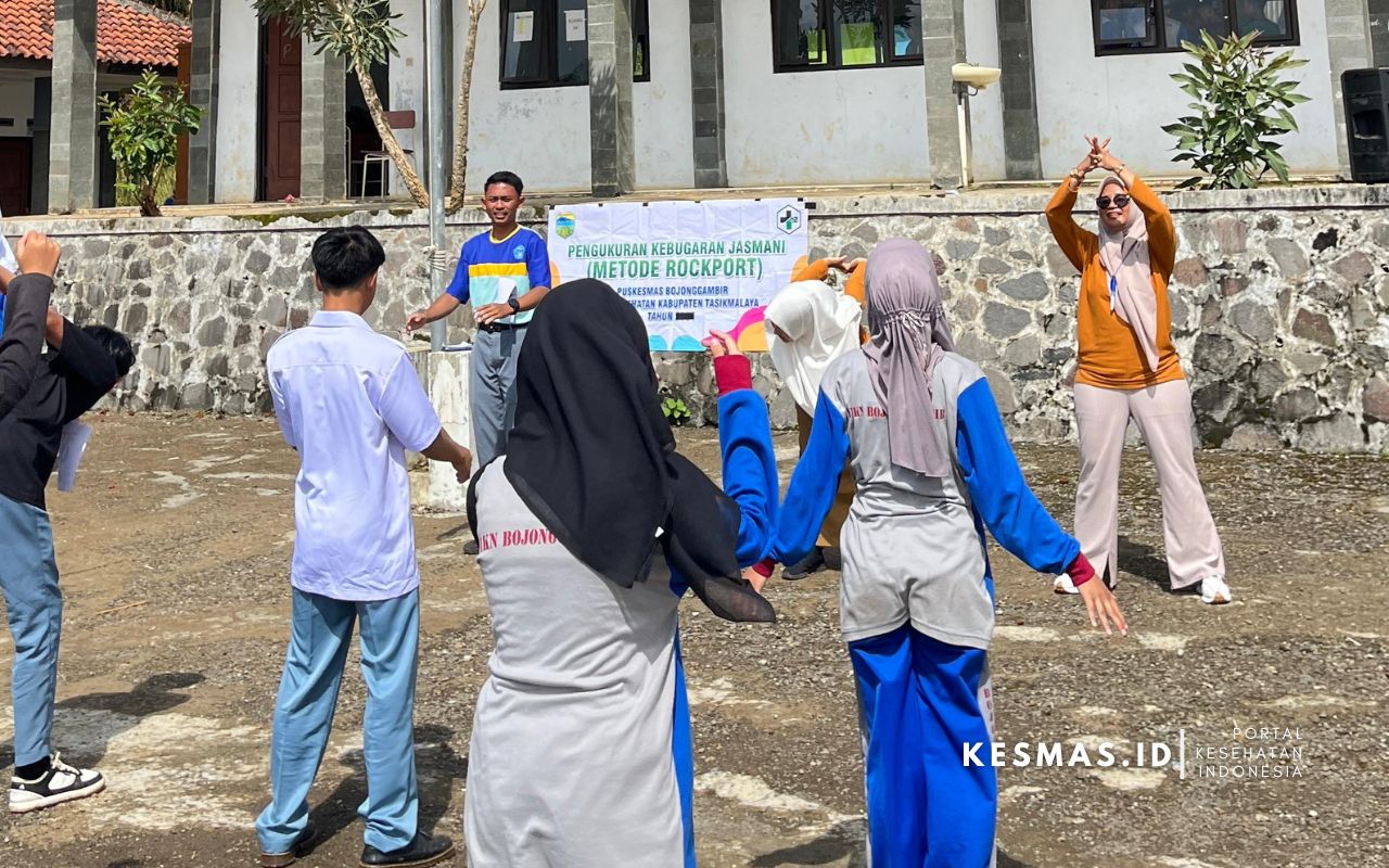 Cek Kesehatan Gratis, SMKN Bojonggambir Peduli Generasi Sehat