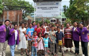 Mahasiswa Kesmas Uncen Edukasi Anak Sekolah Minggu Tentang Cegah Dan Atasi Diare