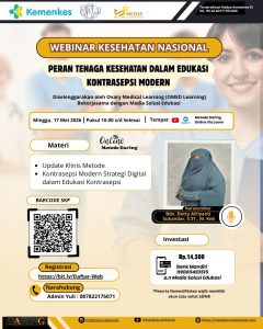 Event Webinar Peran Tenaga Kesehatan Dalam Edukasi Kontrasepsi Modern